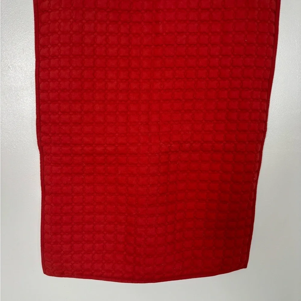 Crate & Barrel rust orange pillow cover